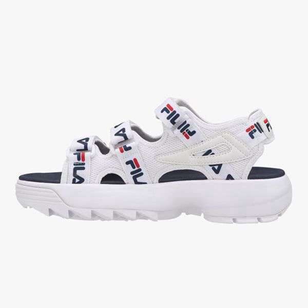 Sandálias Fila Homem Branco/Azul Marinho - Fila Disruptor Tapey Tape En Portugal,NABJ-38670